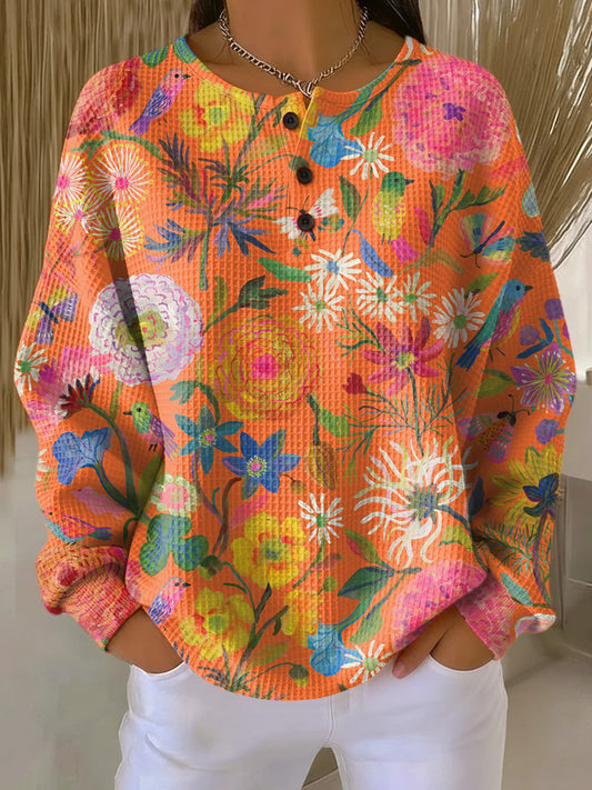 FREJA | Jersey con Estampado Floral Colorido